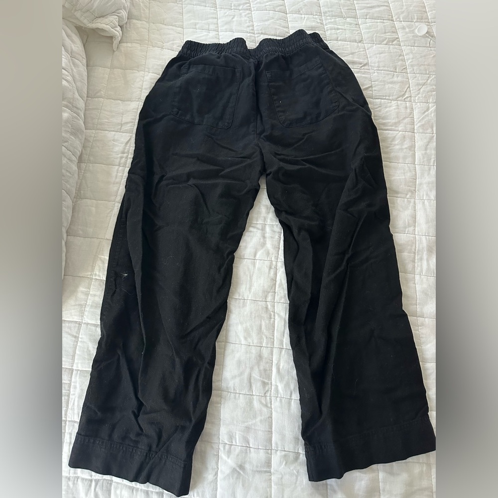 Old Navy Women's Black Linen Pants